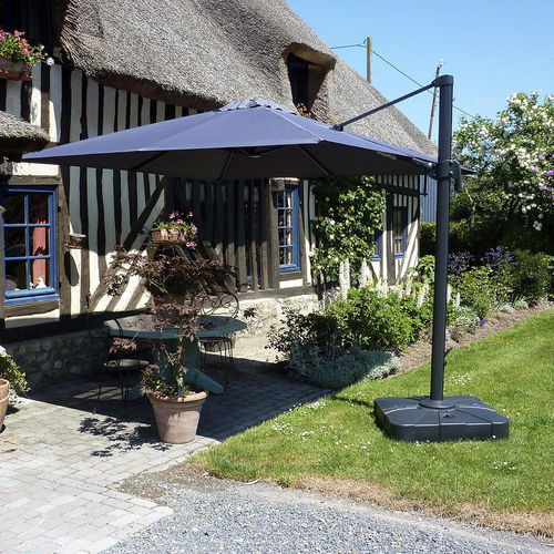 Ombrellone quadrato - CARRÉ D'OMBRE® - Socotex - Abritez-vous chez nous - laterale / orientabile / in Sunbrella®