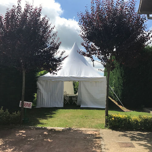 Tendostruttura quadrata - ABRI FESTIF®  - Socotex - Abritez-vous chez nous - in PVC / in poliestere / in acciaio