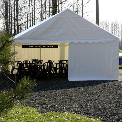 Tendostruttura rettangolare - ABRI STAR® - Socotex - Abritez-vous chez nous - in PVC / in tela / in acciaio