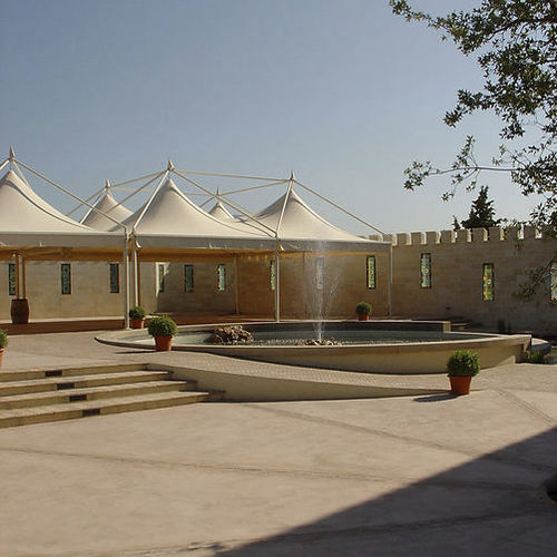 Gazebo in PVC - ABRIDEAUVILLE® DESIGN - Socotex - Abritez-vous chez nous - tetto in tela / con struttura in alluminio / contract