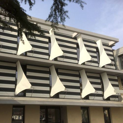 Vela ombreggiante impermeabile - Socotex - Abritez-vous chez nous - contract / triangolare / in tessuto