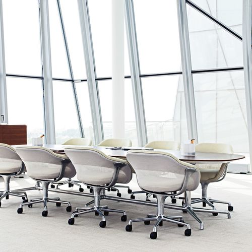 Tavolo da riunione contemporaneo - SW_1 - Coalesse - in legno / in laminato / in metallo