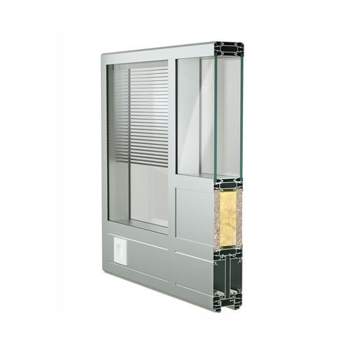 Parete in vetro - MB- 80 OFFICE - Aluprof S.A - da ufficio