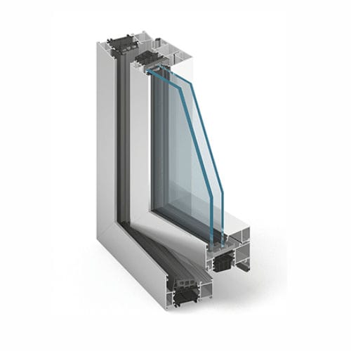 Profilato per finestra in alluminio - MB-86 ST - Aluprof S.A - termoisolante / acustico