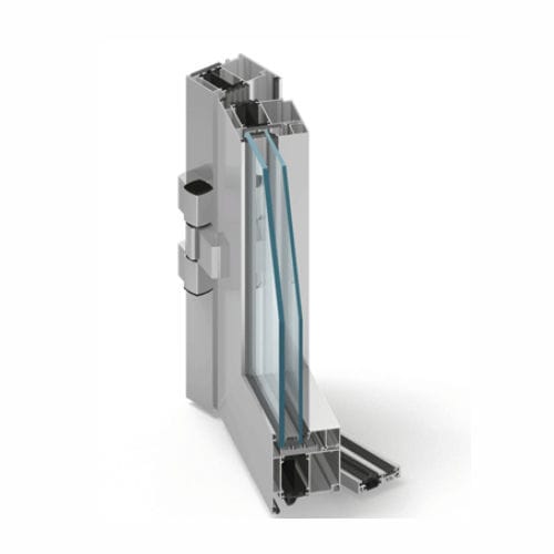 Profilato per finestra in alluminio - MB-86 SI - Aluprof S.A - acustico / termoisolante