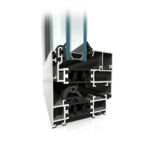 Profilato per finestra in alluminio - MB- 70US - Aluprof S.A - a taglio termico