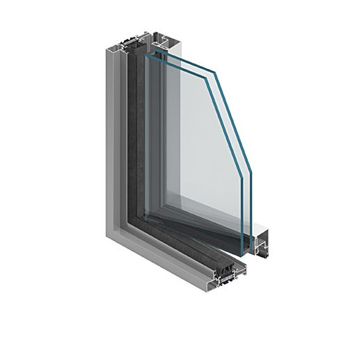 Profilo in alluminio - MB-SLIMLINE - Aluprof S.A - per facciata continua