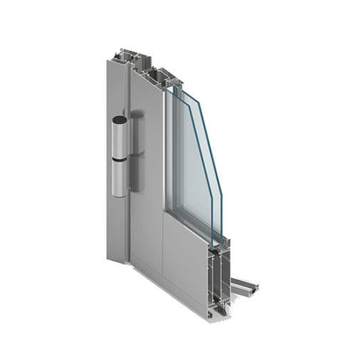Profilato per porte in alluminio - MB-59S - Aluprof S.A - a taglio termico