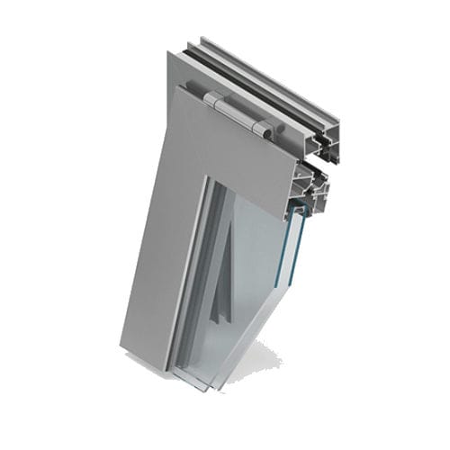 Profilato per finestra in alluminio - MB-59S CASEMENT - Aluprof S.A - a taglio termico