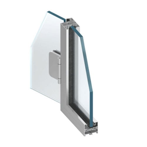 Profilato per porte in alluminio - MB-45 OFFICE - Aluprof S.A
