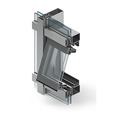 Sistema di facciata in alluminio - MB- SR50N OW - Aluprof S.A