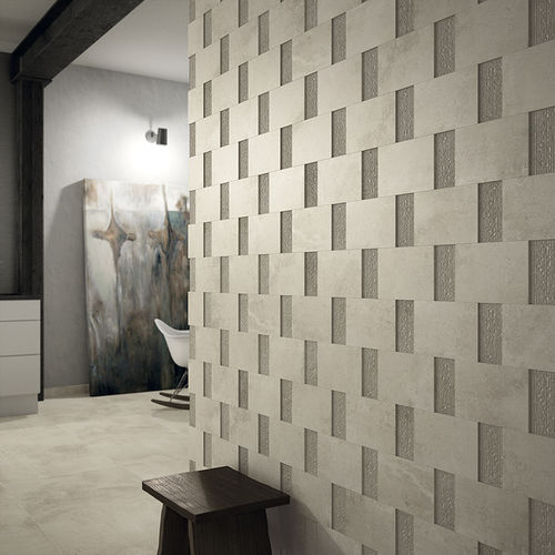 Piastrella in gres porcellanato - MIDLAND - Land Porcelanico - levigata / 3D / da interno