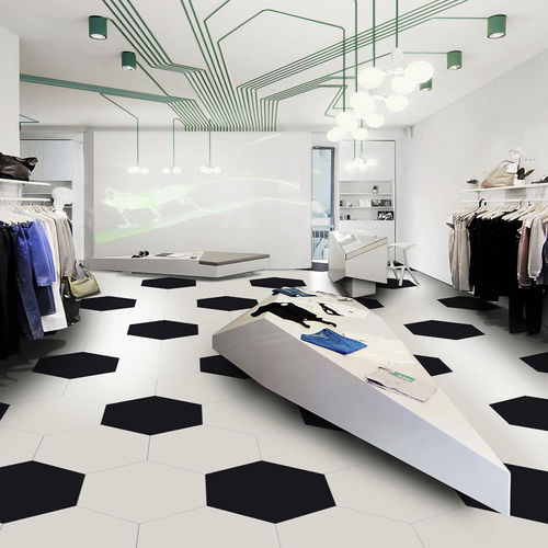 Piastrella in gres porcellanato - GALLERY - Land Porcelanico - levigata / satinata / da interno