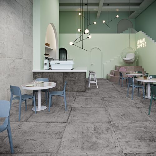Piastrella in gres porcellanato - WERKBUND - Land Porcelanico - anticata / da interno / da sala
