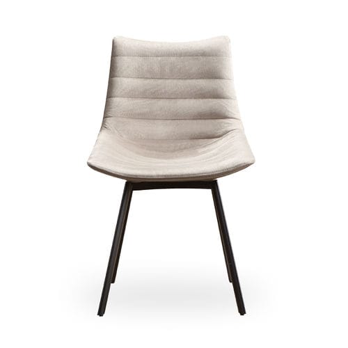 Sedia contemporanea - LUC - Rossin - da interno / in tessuto / con supporto in legno