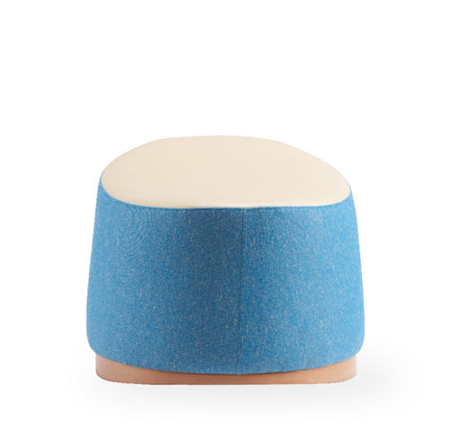 Pouf contemporaneo - STAMPEDE - Rossin - in tessuto / ovale / contract