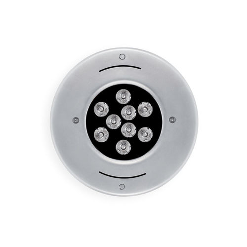 Faretto da incasso a pavimento - NETTUNO - Platek s.r.l. - LED / rotondo / IP68