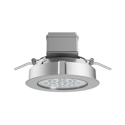 Luce da incasso a soffitto - OBLO' - Platek s.r.l. - LED / rotonda / in ghisa di alluminio
