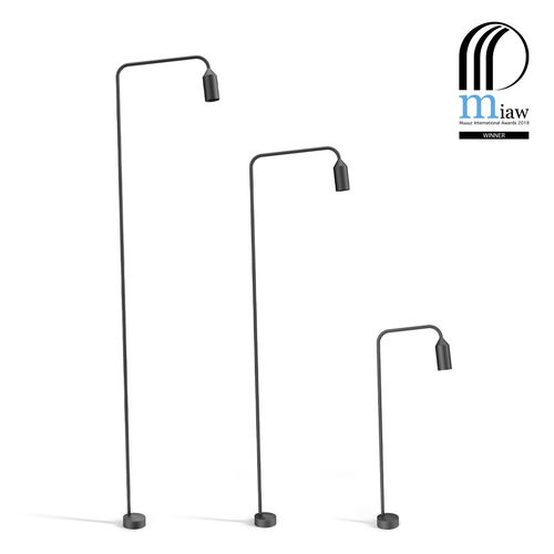 Lampada da terra - FLAMINGO 2.0 - Platek s.r.l. - in alluminio / in PMMA / contemporanea
