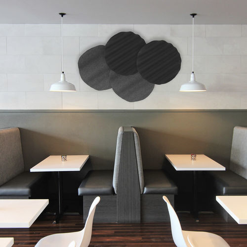 Pannello acustico per muro - LWCF - Ideatec Advanced Acoustic Solutions - per soffitto / per controsoffitto / in PET