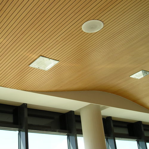 Pannello acustico per muro - STANDARD 64 - Ideatec Advanced Acoustic Solutions - per soffitto / in legno / rettangolare