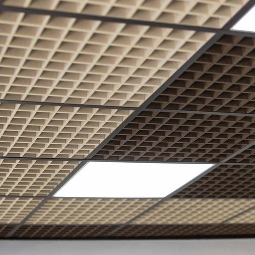 Pannello acustico a muro - REJILLA - Ideatec Advanced Acoustic Solutions - per controsoffitto / in fibra di poliestere / quadrato