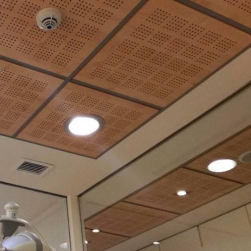 Controsoffitto in legno - T16 - Ideatec Advanced Acoustic Solutions - in pannelli / acustico / ignifugo
