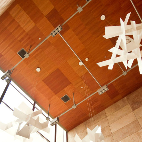 Pannello acustico a muro - MICROACUSTIC - Ideatec Advanced Acoustic Solutions - per soffitto / per controsoffitto / in legno