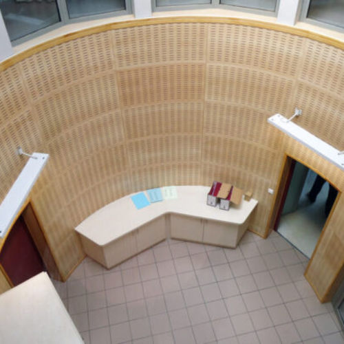 Pannello acustico a muro - R32 - Ideatec Advanced Acoustic Solutions - per soffitto / per controsoffitto / in legno