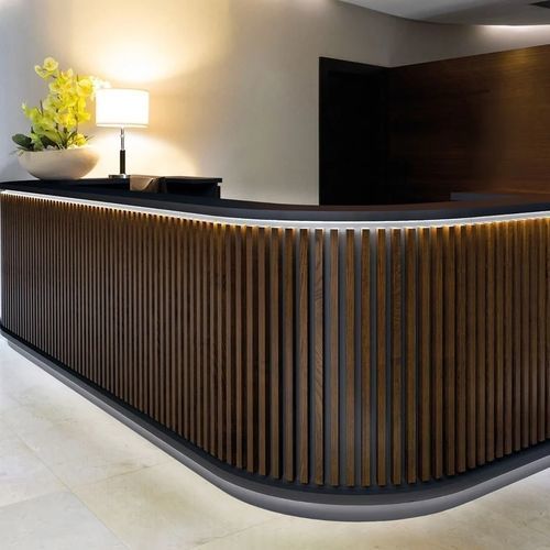 Banco reception modulare - NORDIC - Fit Interiors - in melaminico / luminoso