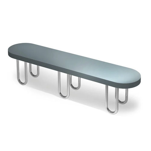 Panca per spogliatoio contemporanea - SPIDER - Fit Interiors - in MDF stratificato / in acciaio inossidabile / senza schienale