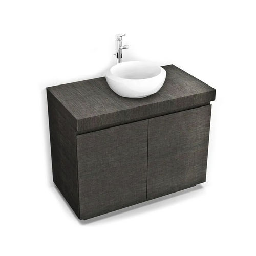 Mobile lavabo da appoggio - BASE - Fit Interiors - in laminato / contemporaneo / 2 porte