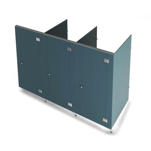 Cabina per bagni pubblici in acciaio inossidabile - VOOX S - Fit Interiors - in HPL / per doccia / per edifici pubblici