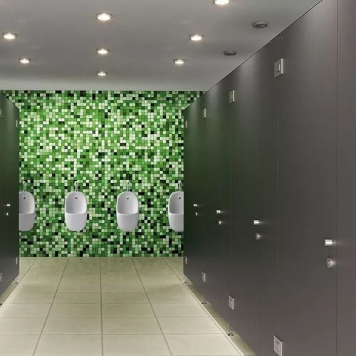 Cabina per bagni pubblici in HPL - VOOX T - Fit Interiors - in acciaio inossidabile / per toilette / per edifici pubblici