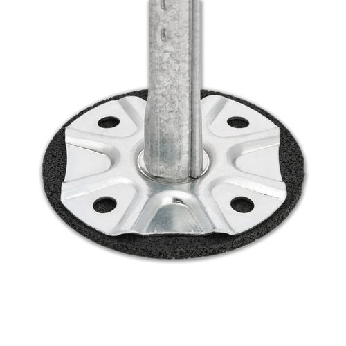 Supporto per pavimento sopraelevato in gomma - SOFT LAY - NEWFLOOR - in acciaio / acustico / da interno