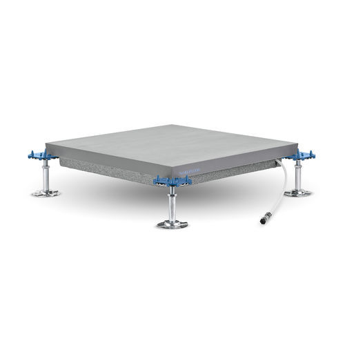 Pavimento sopraelevato in gres porcellanato - RADIAFLOOR - NEWFLOOR - radiante / da interno / professionale