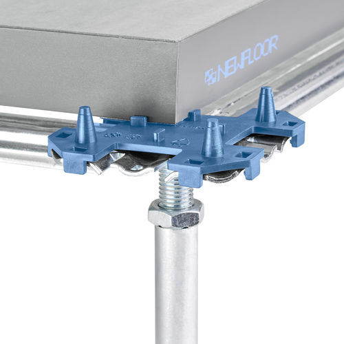 Struttura per pavimento sopraelevato in acciaio - S-LOCK SYSTEM - NEWFLOOR - antisismica / da interno / da esterno