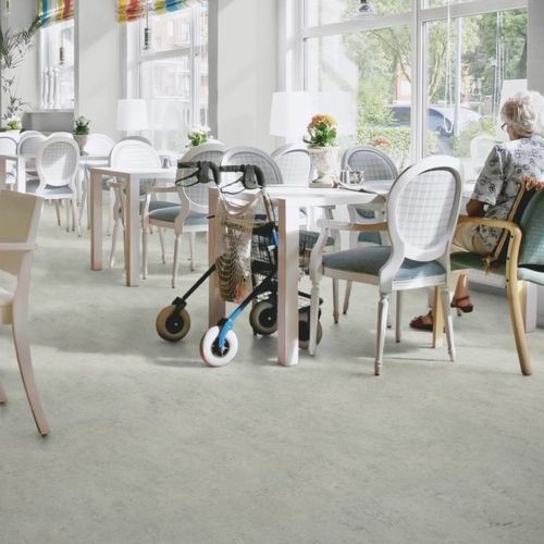 Pavimento in linoleum - NEWFLOOR - da interno / professionale / a quadrotte
