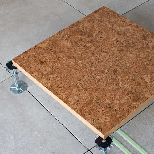 Pannello per pavimento sopraelevato in sughero - NEWFLOOR - leggero / riciclabile / resistente all'umidità