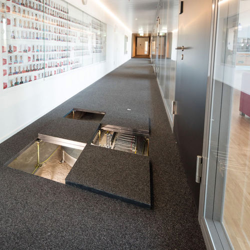 Struttura per pavimento sopraelevato in metallo - TYPE 5 - Lenzlinger Access Floors - ad alta resistenza / da interno