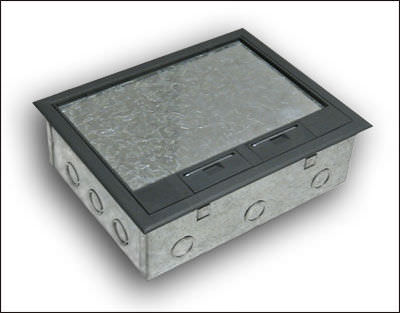 Scatola per prese di corrente da incasso - WFB244X - FBS - Floor Box Systems - a pavimento / per presa di corrente