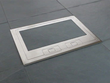 Scatola per prese di corrente da incasso - C4X - FBS - Floor Box Systems - a pavimento / per presa di corrente