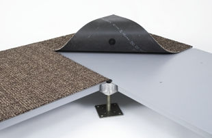 Pavimento sopraelevato in alluminio - Tasman Access Floors - da interno / finitura moquette