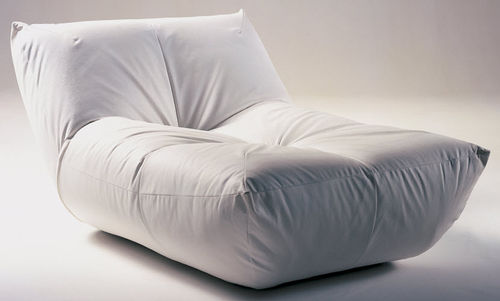 Dormeuse contemporanea - PAPILLON - Giovannetti Collezioni - in tessuto / in acciaio / con supporto in acciaio