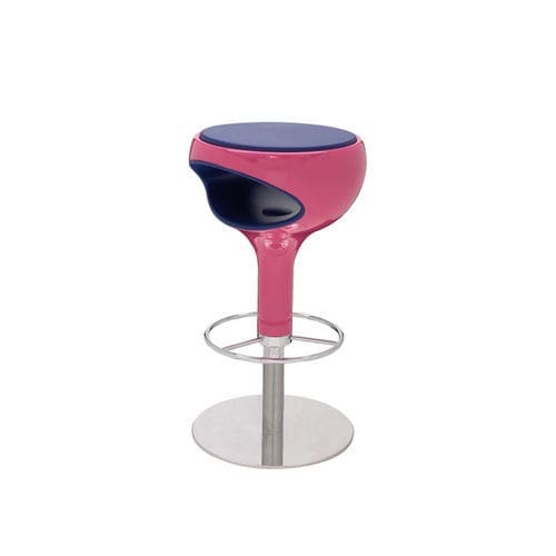 Tavolo alto contemporaneo - RING - Giovannetti Collezioni - in poliuretano / con supporto in metallo / rotondo