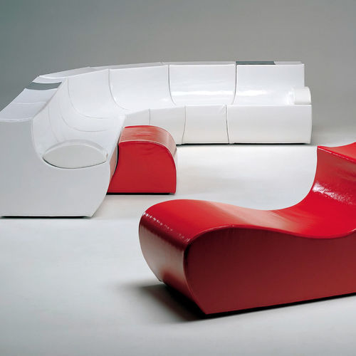 Divano modulare - LINK - Giovannetti Collezioni - contemporaneo / in velluto / Made in Italy