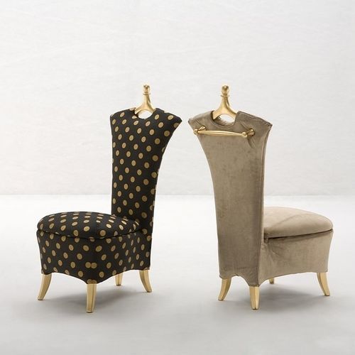 Sedia design nuovo barocco - ANCELLA - Giovannetti Collezioni - da interno / in tessuto / con supporto in legno massiccio