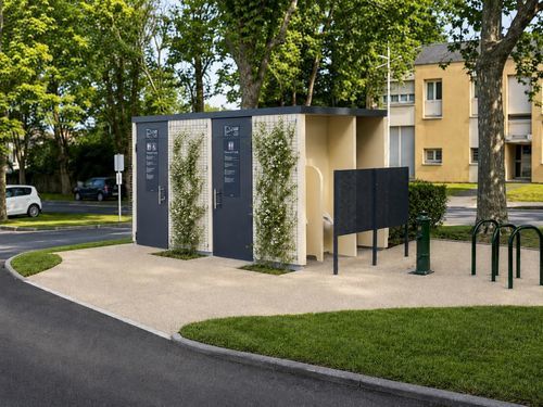 Toilette pubblica smart - Sac Evo - Francioli - automatica / autopulente / in calcestruzzo