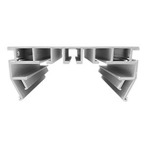 Profilo per tende - Saros Est OÜ - in alluminio / a sezione simmetrica / per soffitto