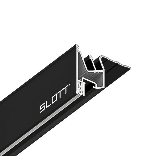 Profilo in alluminio - SLOTT40 & 80 - Saros Est OÜ - di colmo / per soffitto / sistema a rotaia